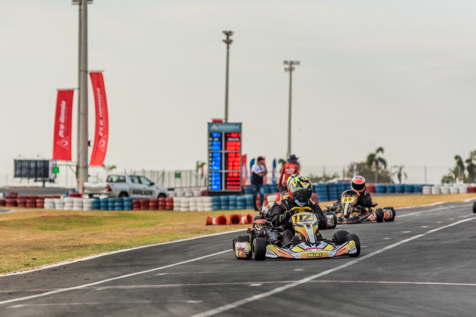 Pista e karts no Speed Park